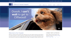 Desktop Screenshot of cliftwoodanimalhospital.com